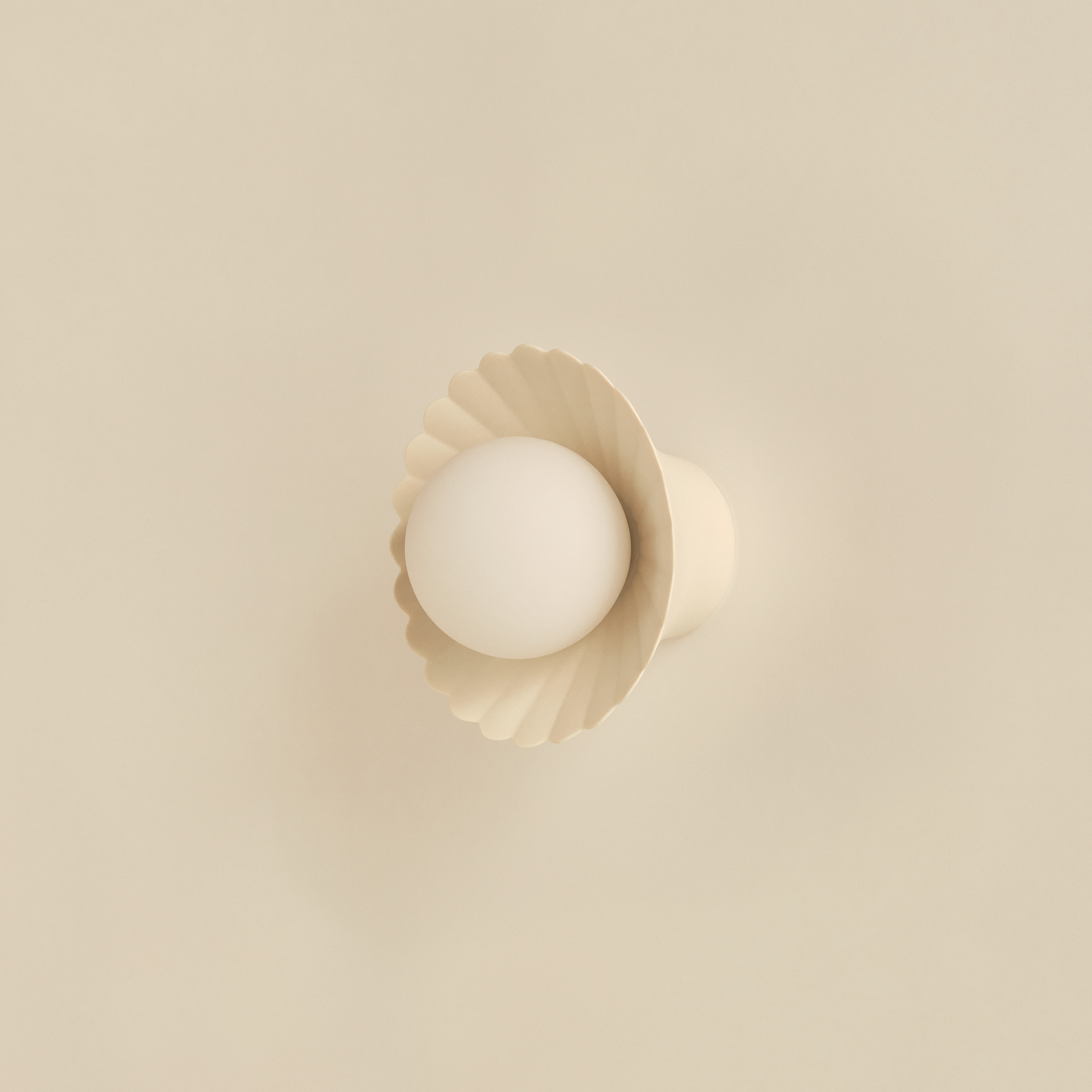 Daisy Wall Sconce in Natural White