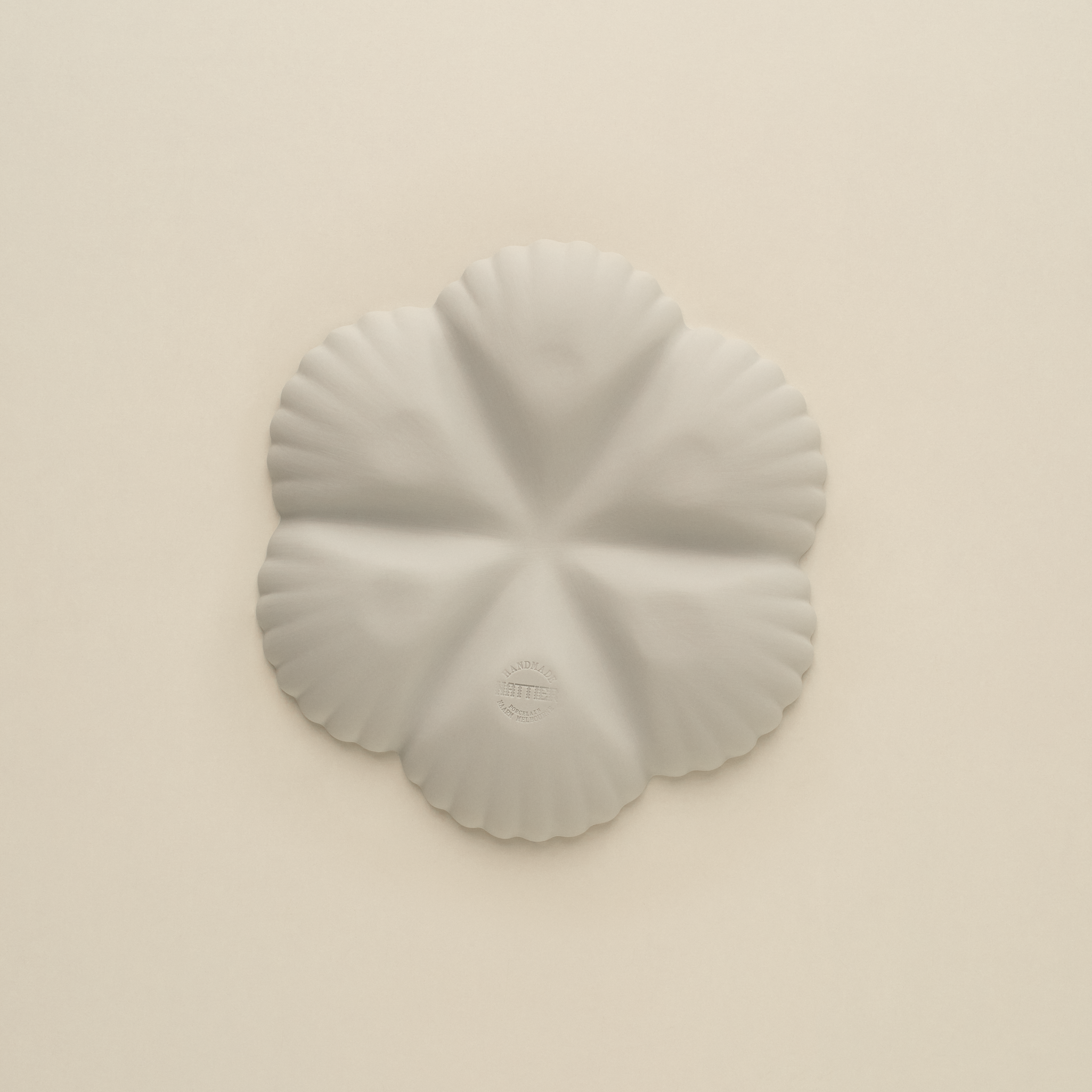 Mother of Pearl Oyster Plate 1/2 Dozen in Light Blue Grey