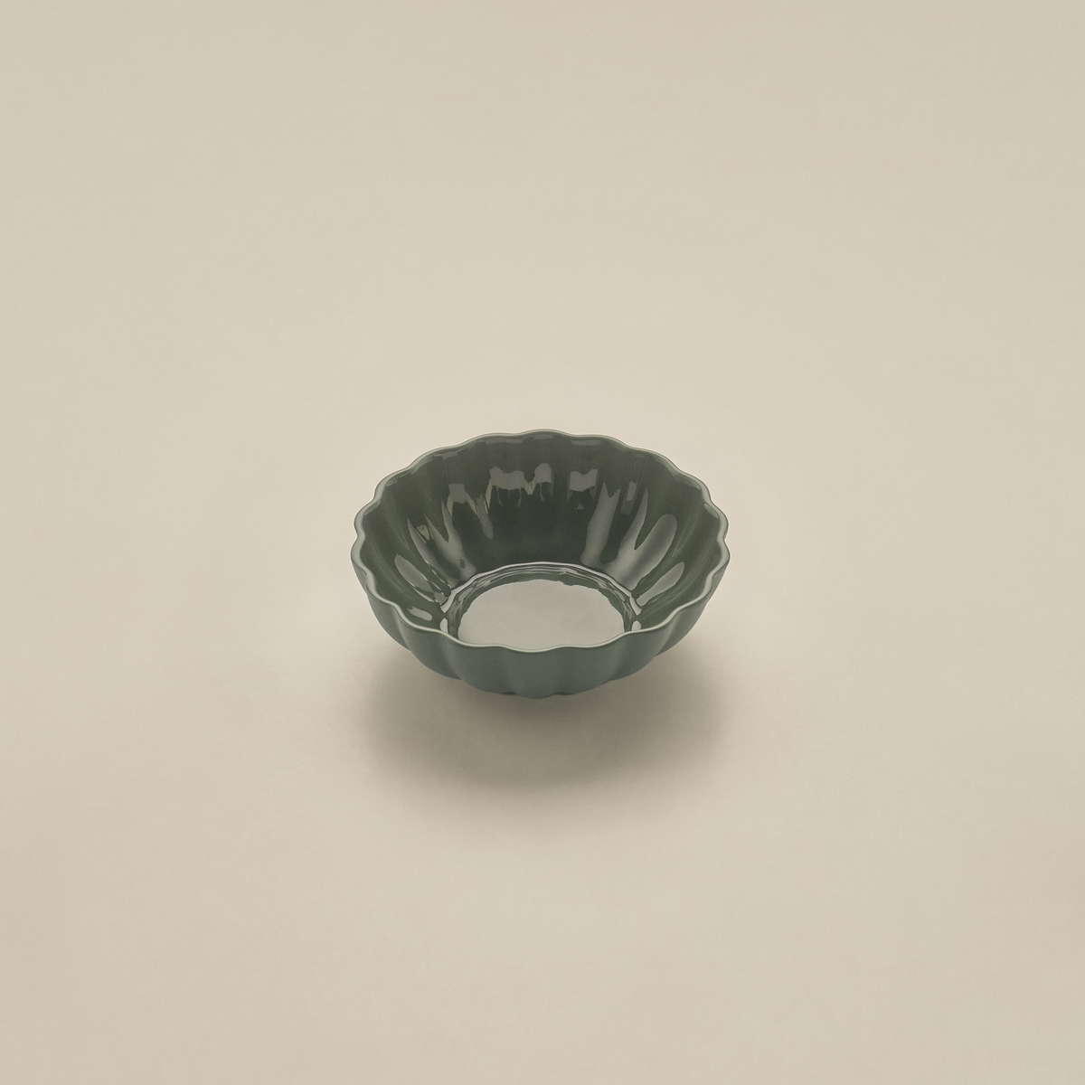 Fern Nesting Bowl 10cm Extra Small, Dark Forest Green