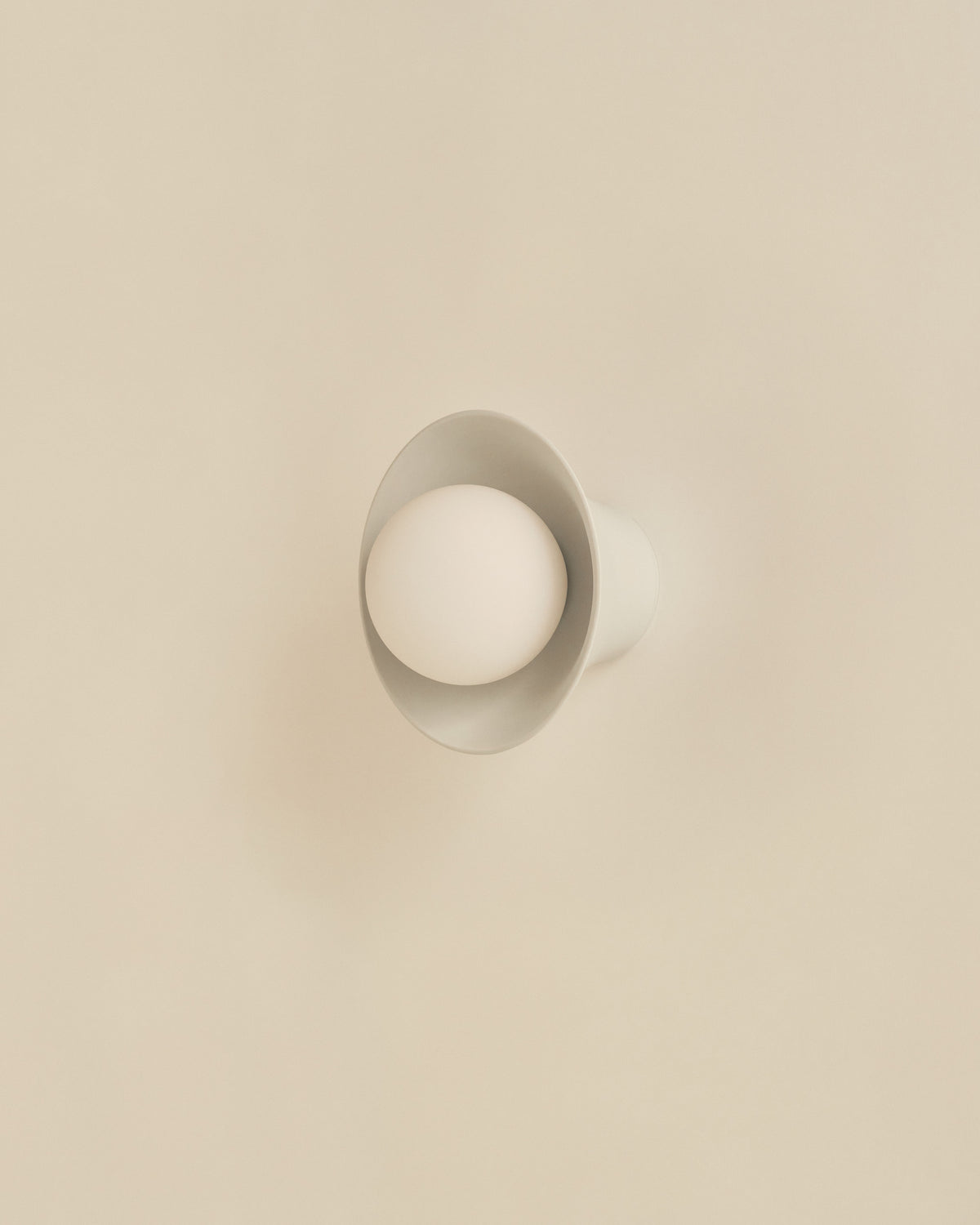 Pixie Wall Sconce in Light Blue Grey, side view