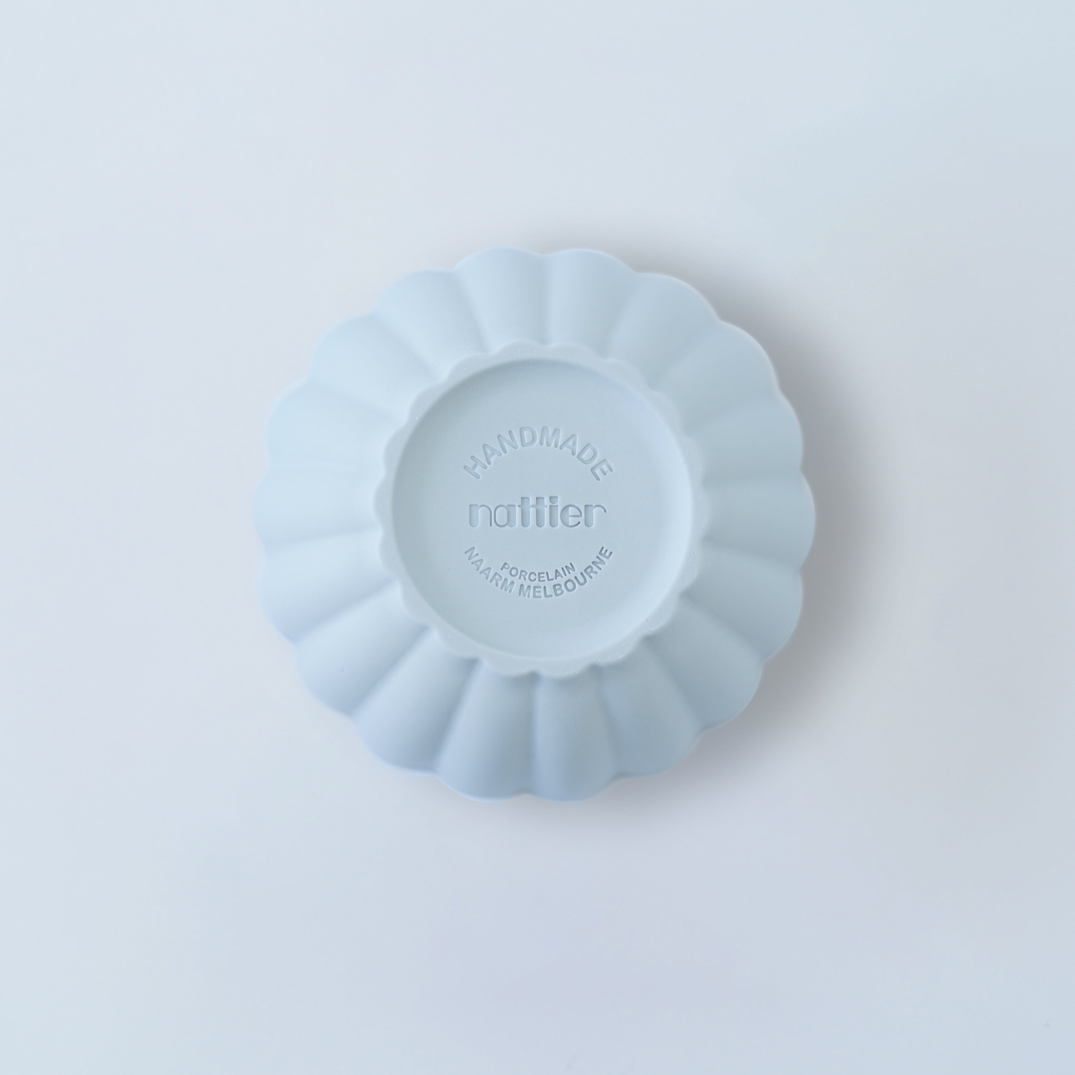 Small Fern Nesting Bowl 13cm in Light Blue Grey