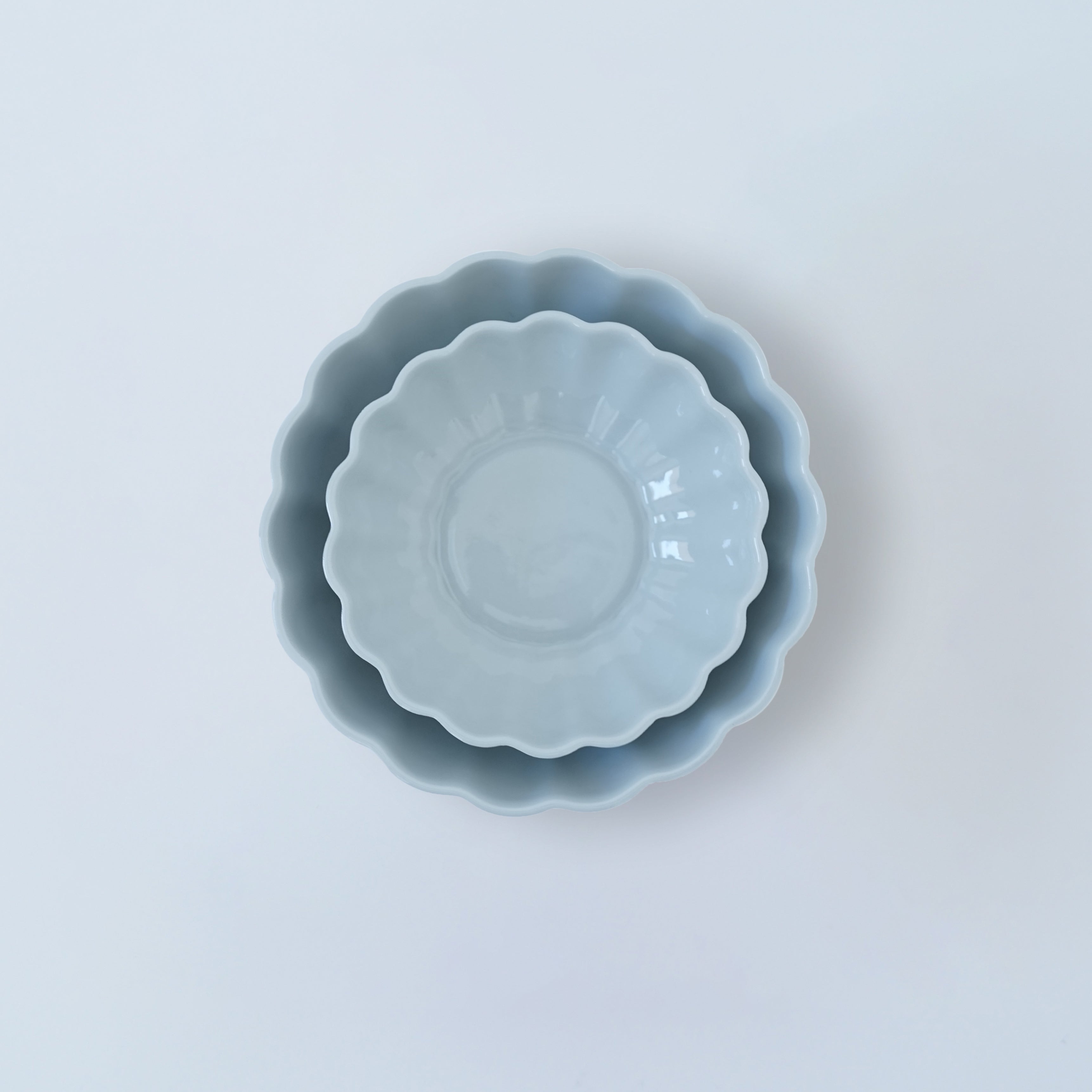 Small Fern Nesting Bowl 13cm in Dark Forest Green