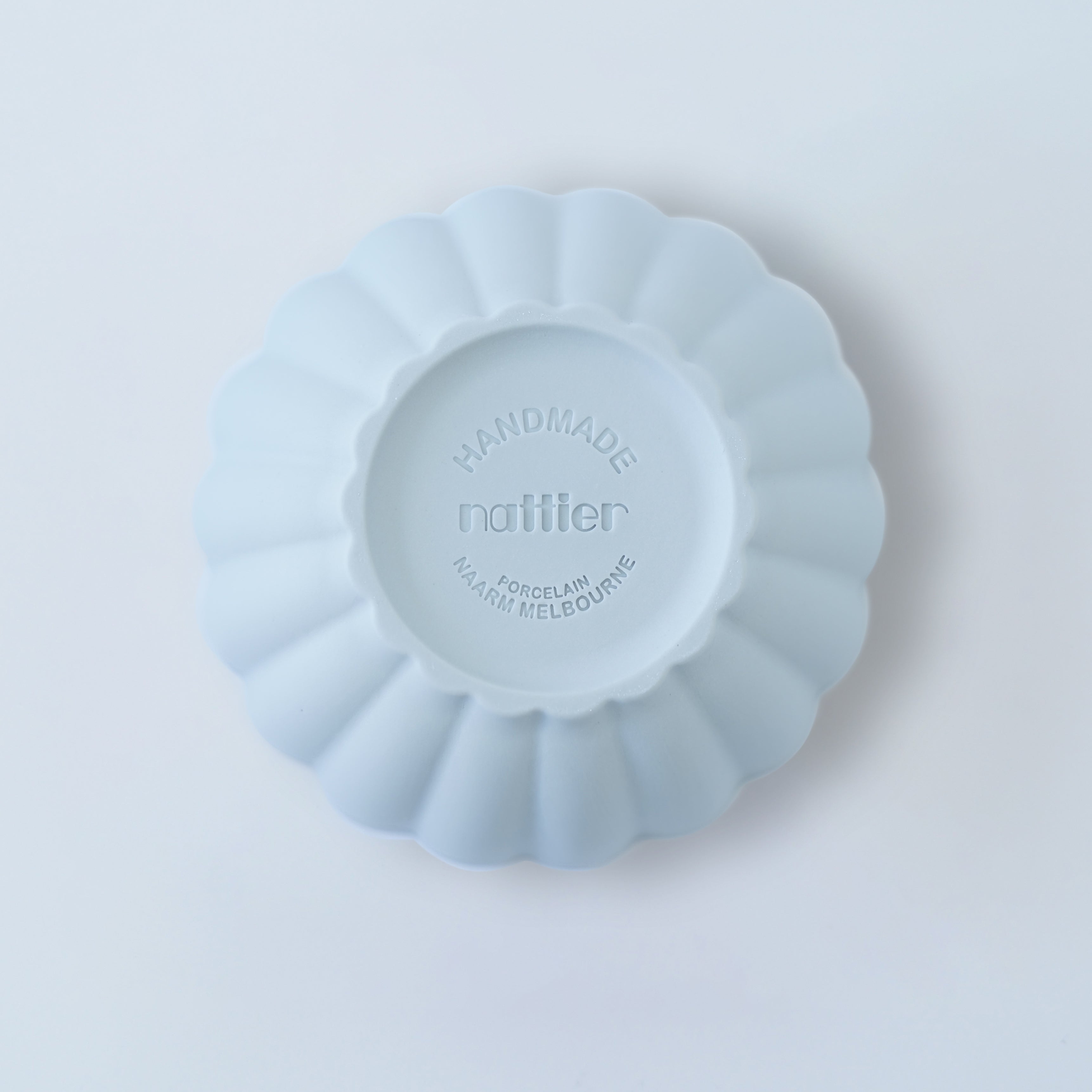 Medium Fern Nesting Bowl 15cm in Light Blue Grey