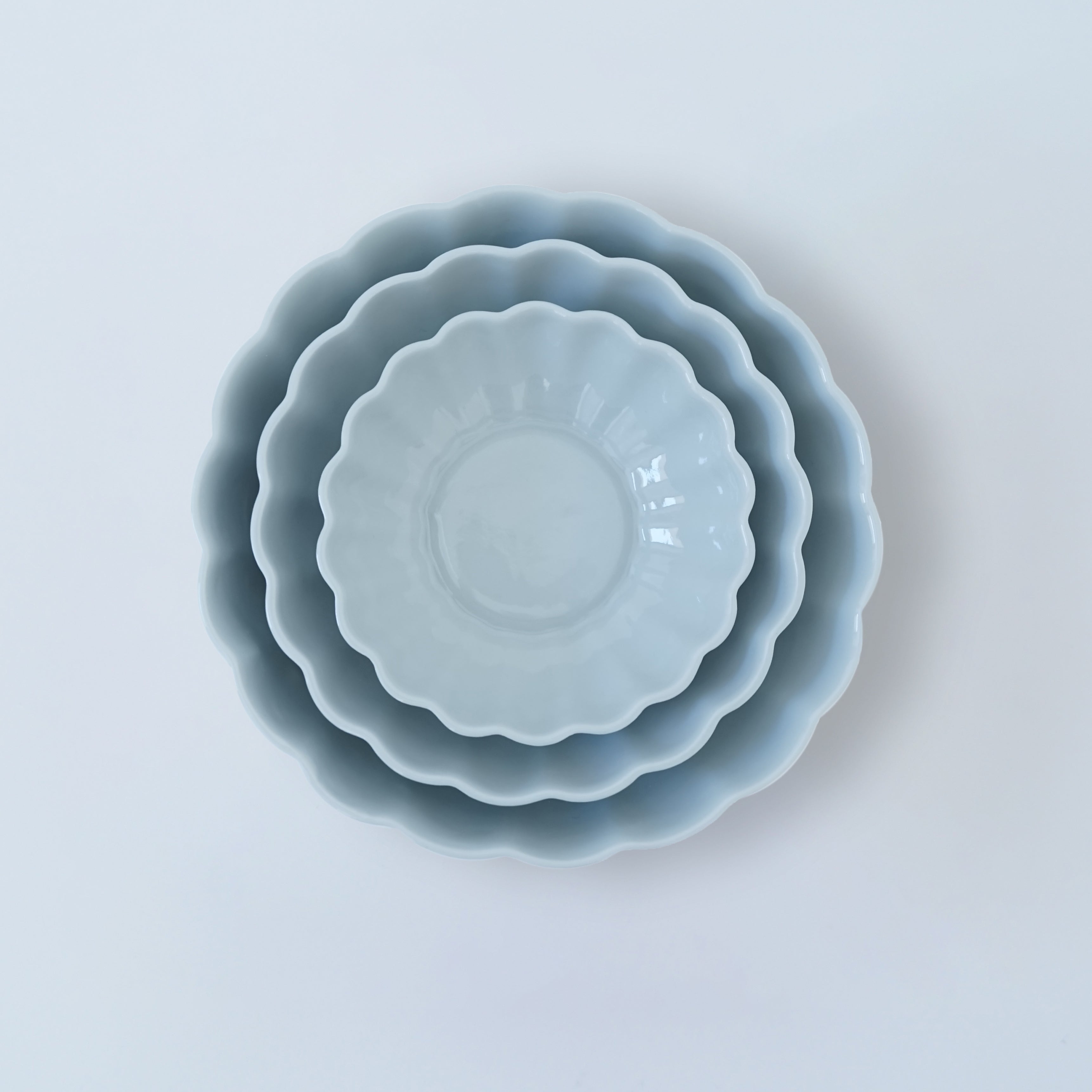 Medium Fern Nesting Bowl 15cm in Dark Forest Green