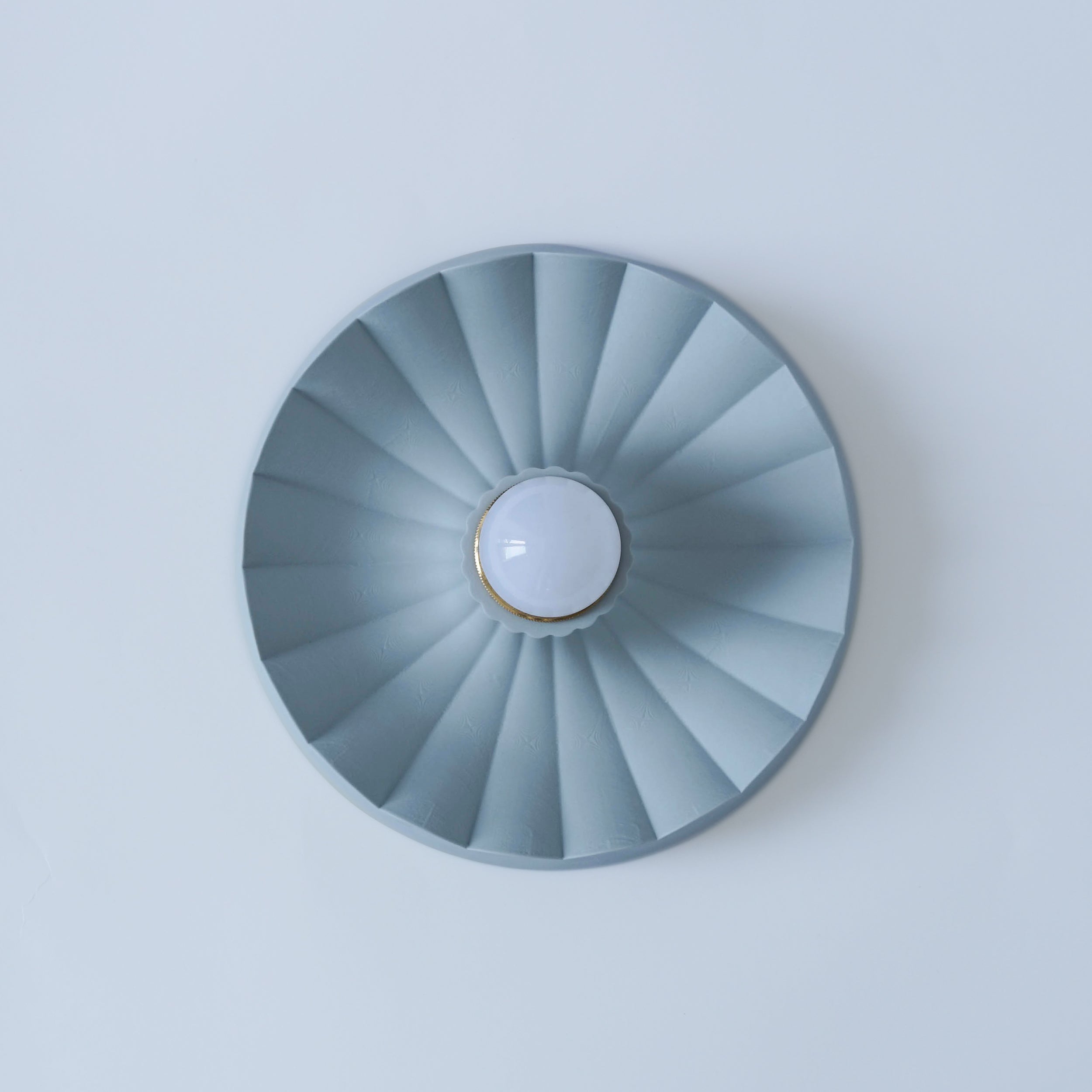 Studio Wall Sconce in Light Blue Grey