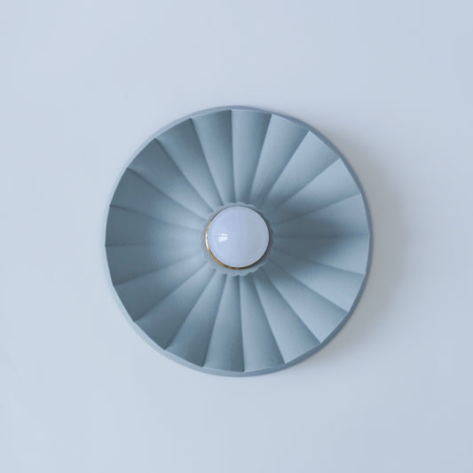 Studio Wall Sconce in Light Blue Grey