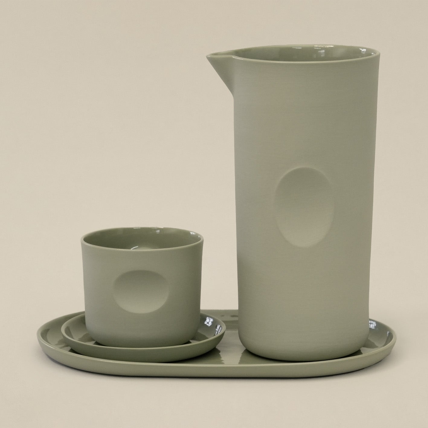 Carafe in Eucalypt Green