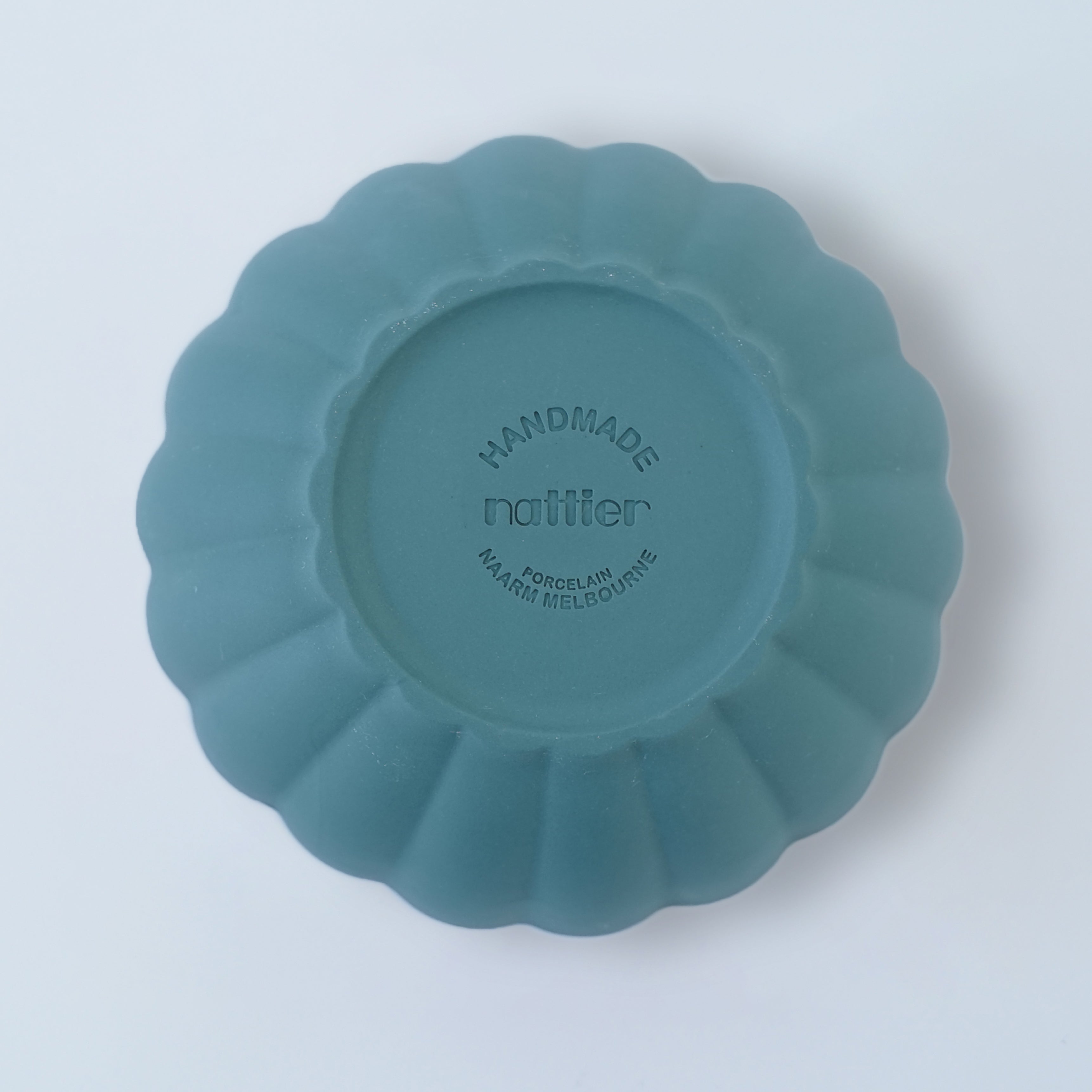 Large Fern Nesting Bowl 18cm in Dark Forest Green