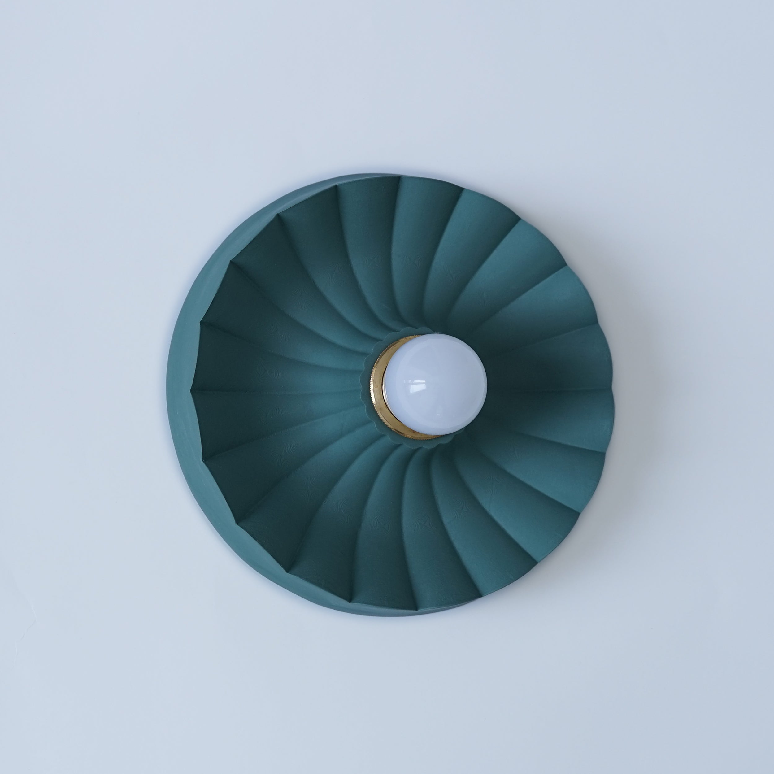 Studio Wall Sconce in Dark Forest Green