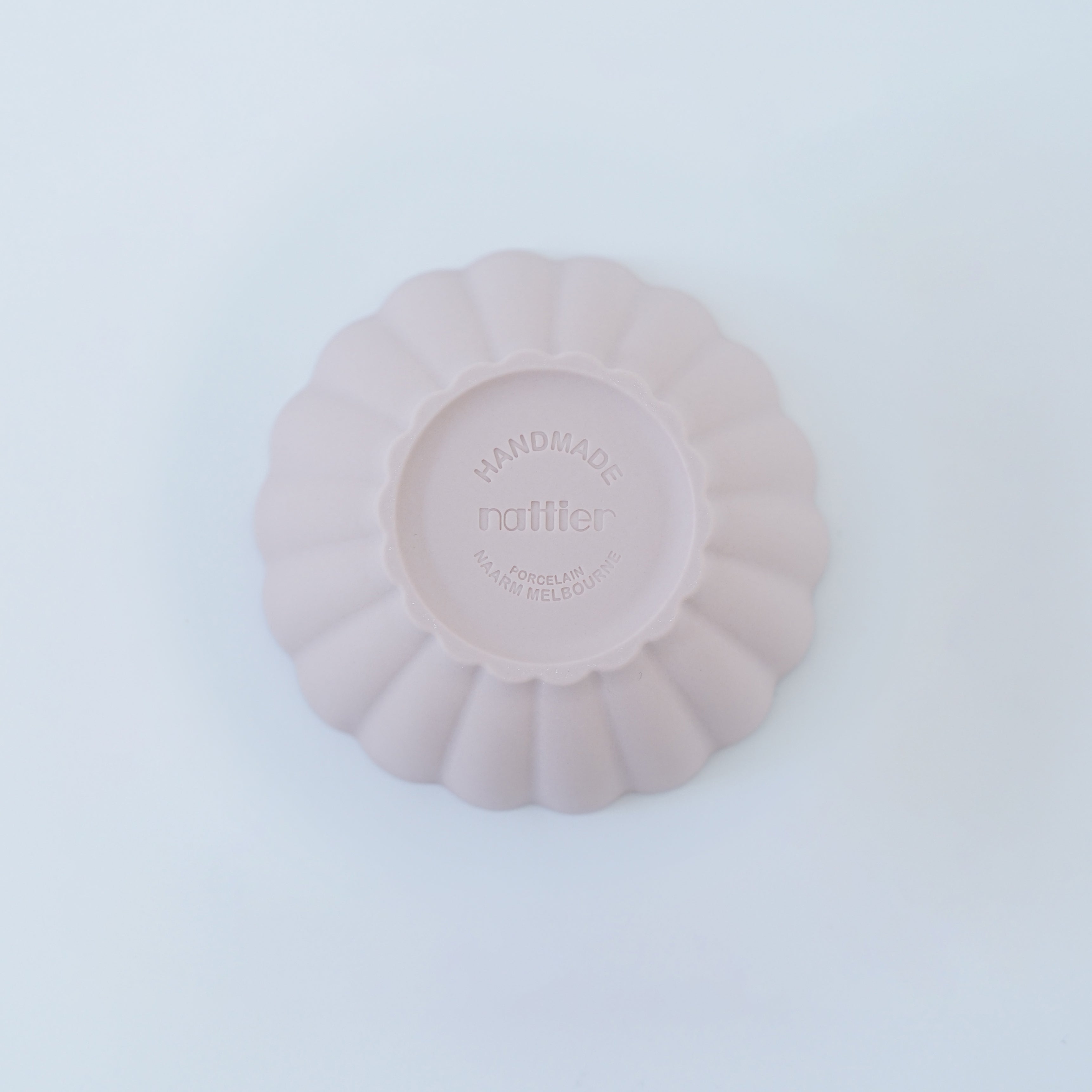 Small Fern Nesting Bowl 13cm in Whispery Pink