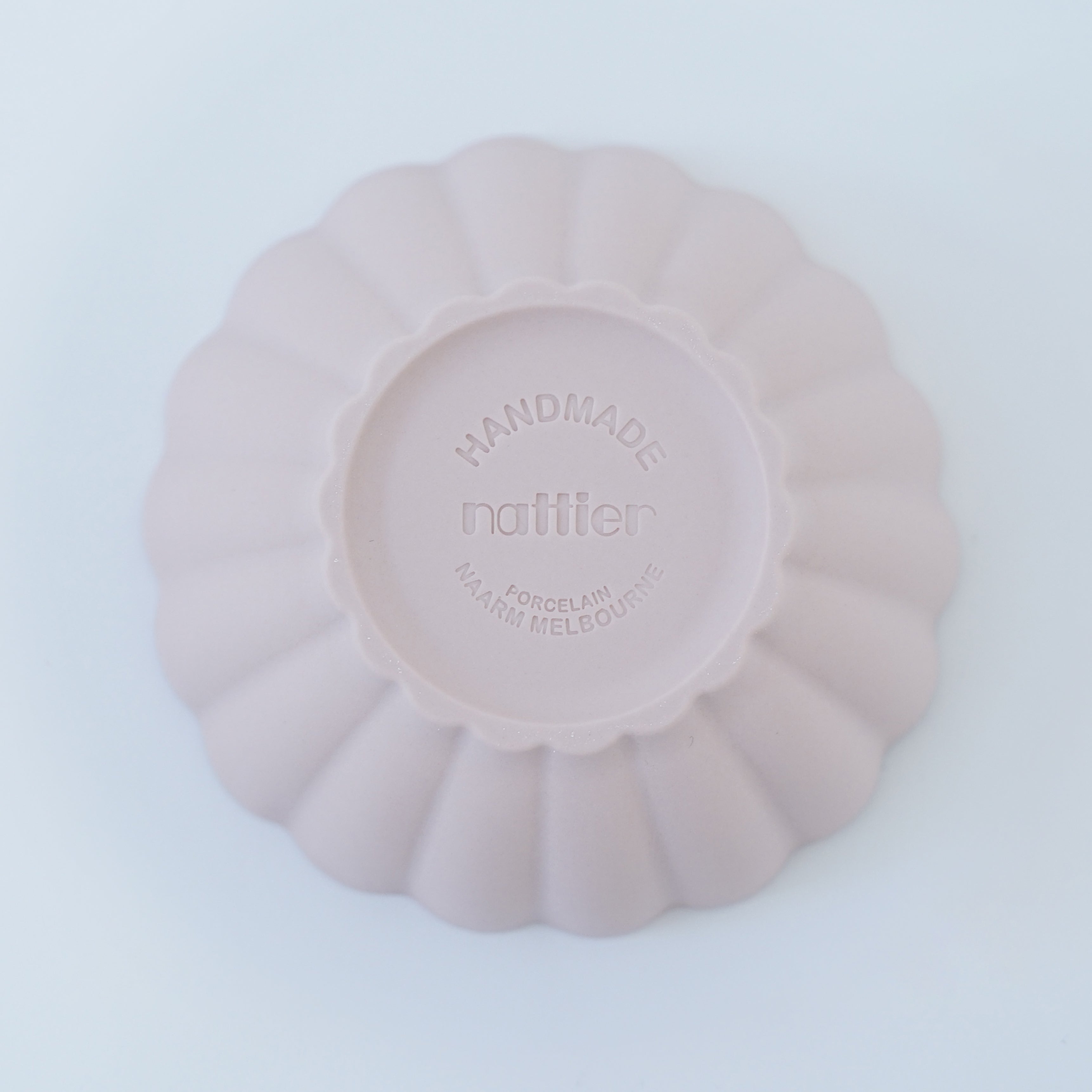 Large Fern Nesting Bowl 18cm in Whispery Pink
