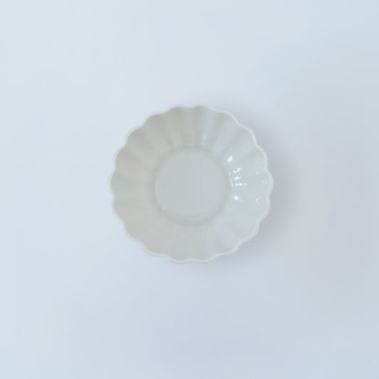 Extra Small Fern Nesting Bowl 10cm in Natural White