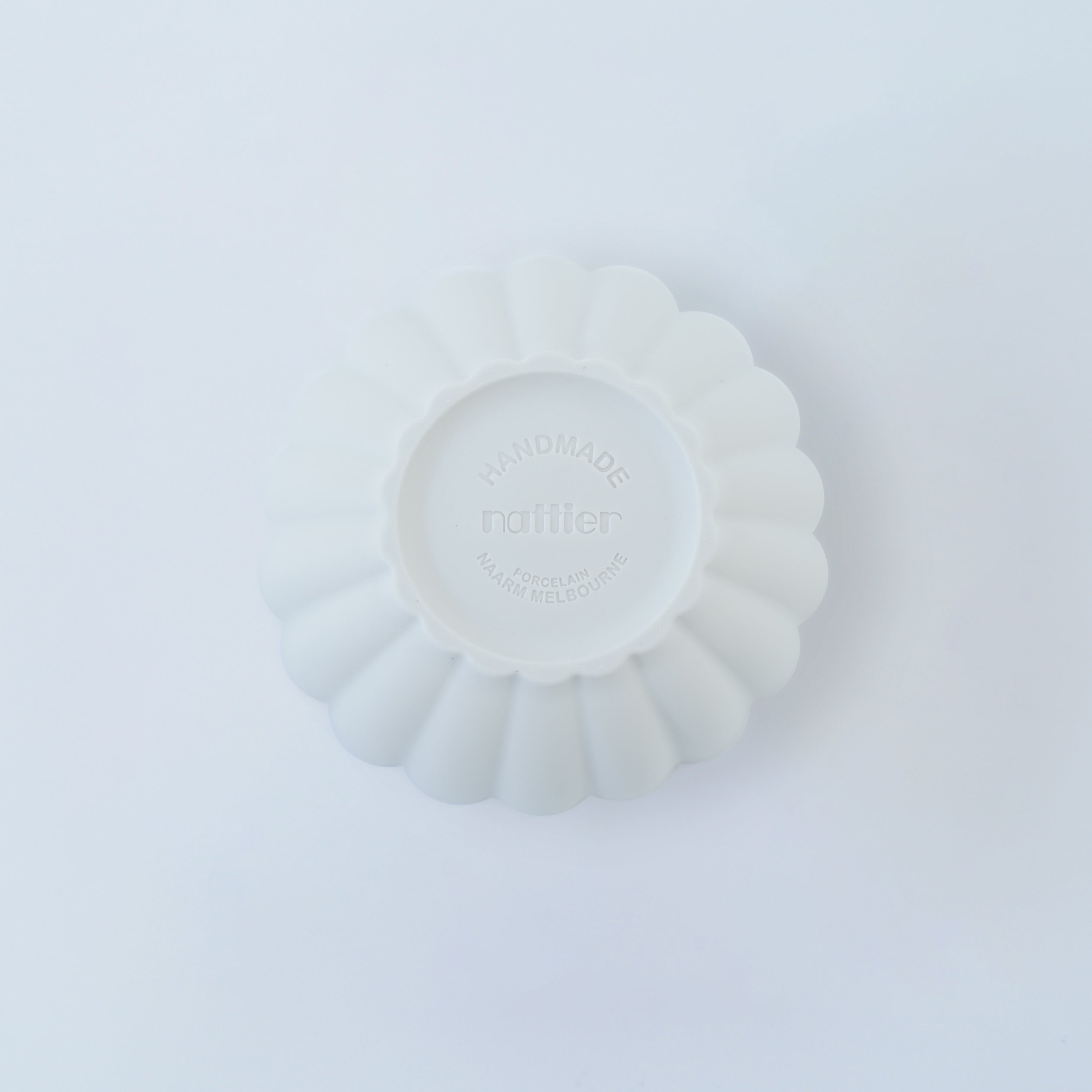 Small Fern Nesting Bowl 13cm in Natural White