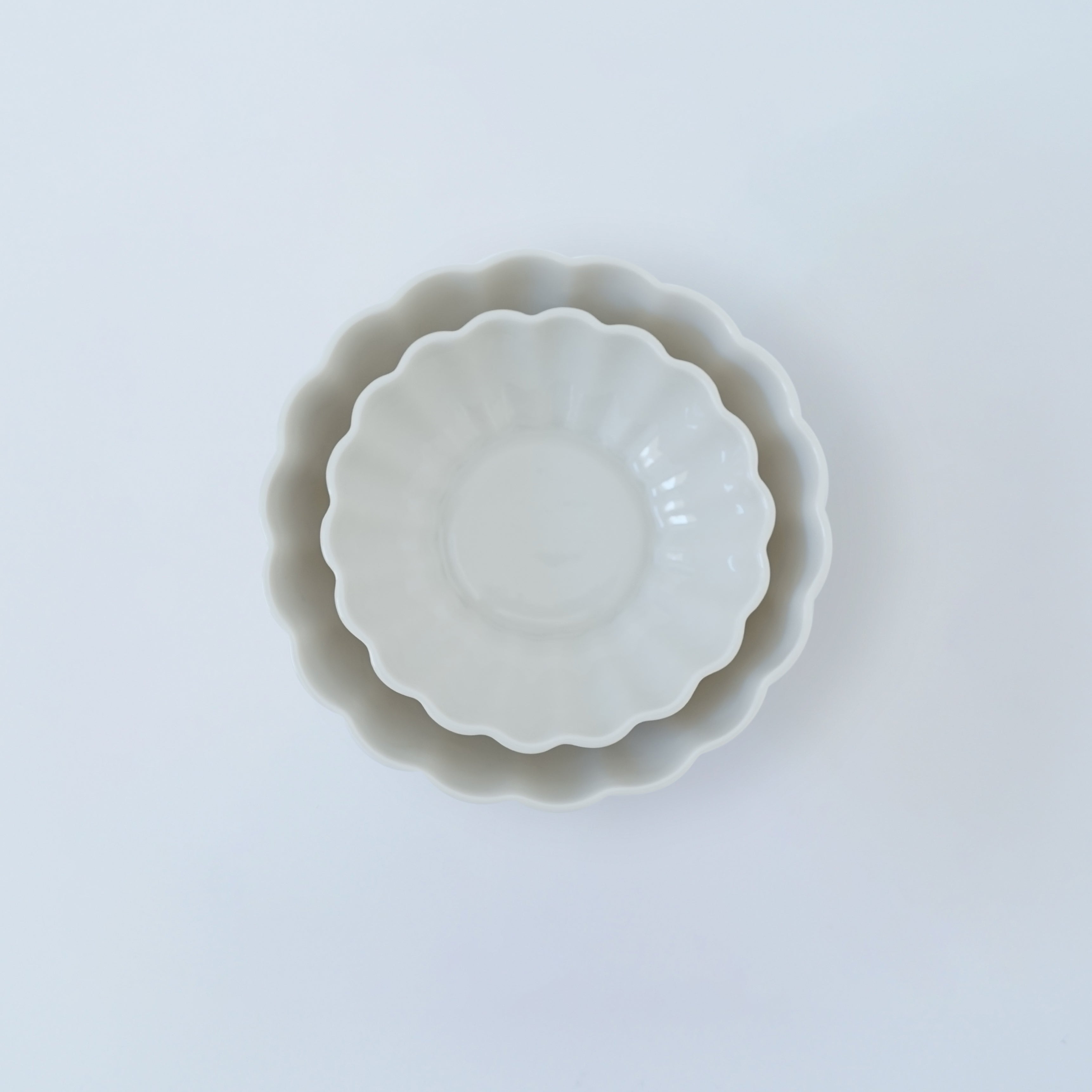Small Fern Nesting Bowl 13cm in Dark Forest Green
