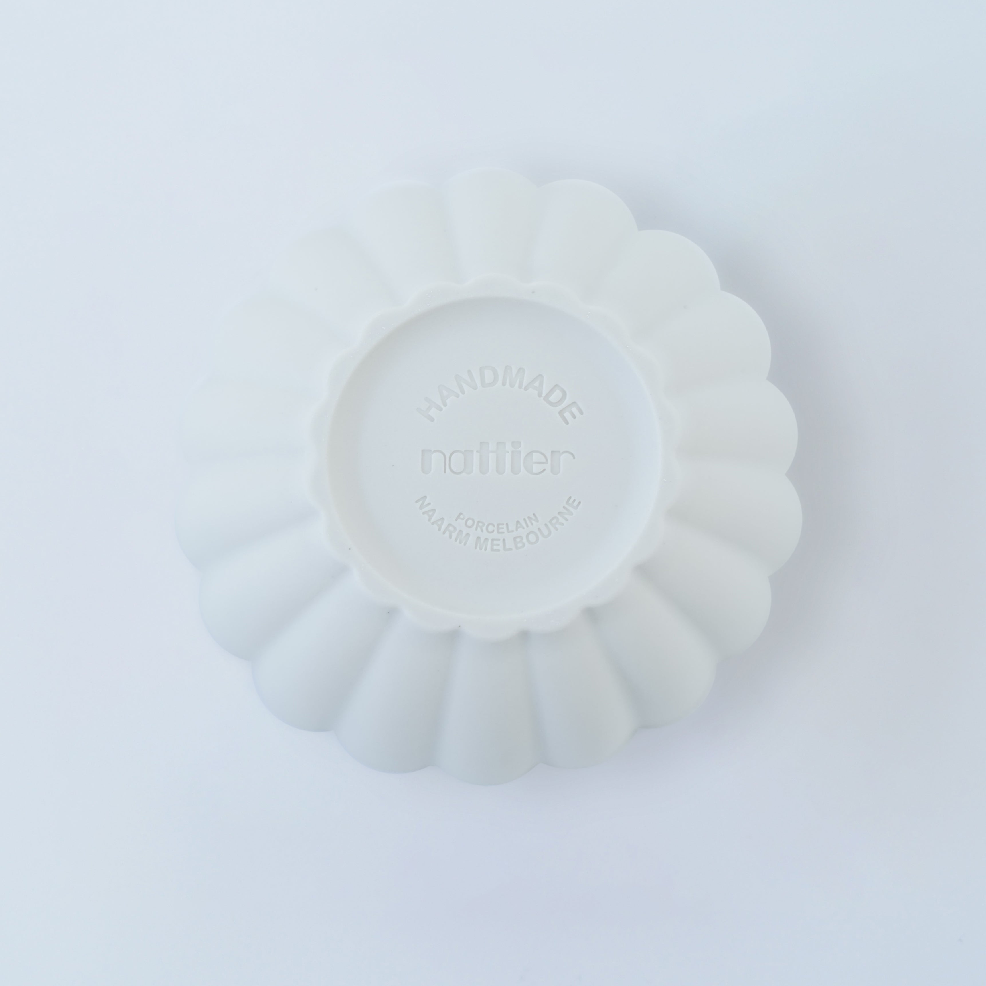 Medium Fern Nesting Bowl 15cm in Natural White