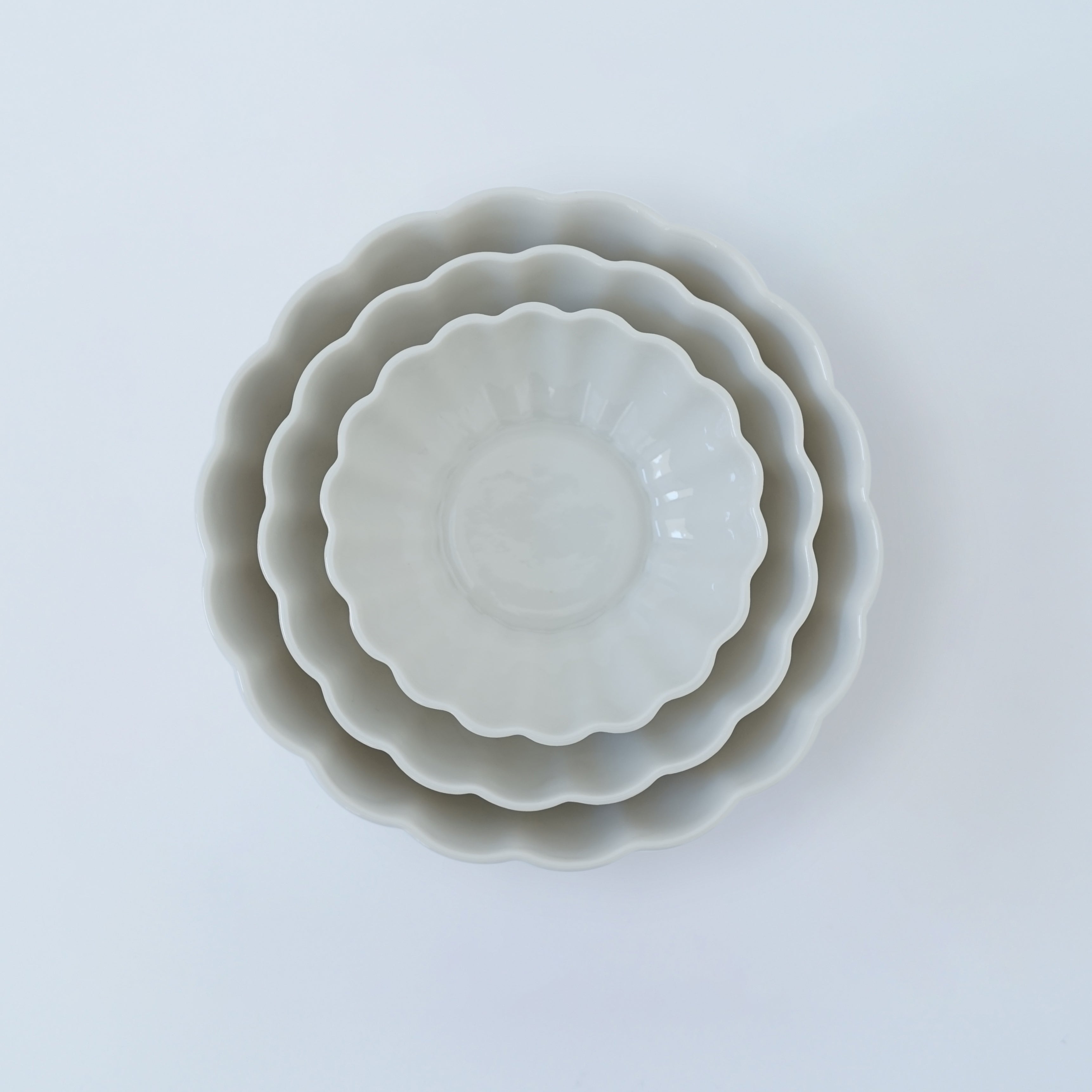 Medium Fern Nesting Bowl 15cm in Dark Forest Green
